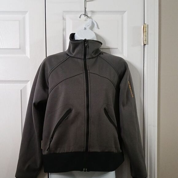 Columbia Titanium gray ladies jacket  Sz M EUC - Picture 1 of 9
